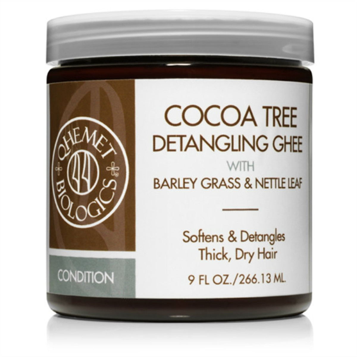 Qhemet "Cocoa Tree Detangling Ghee w/Barley Grass & Nettle Leaf"