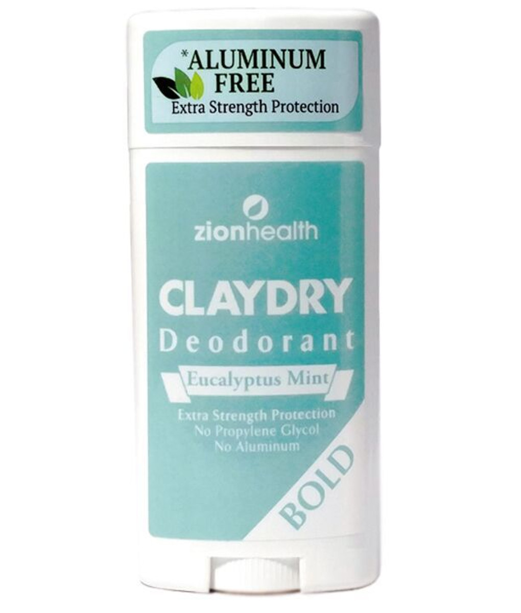 Zion Health "Clay Dry Eucalyptus Mint Natural Deodorant"