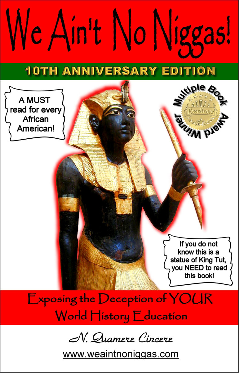 We Ain't No Niggas! Exposing the Deception of YOUR World History Education-10th Anniversary Edition by N.Quamere Cincere - Book