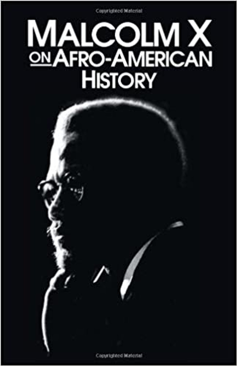 Malcom X on Afro-American History - Book//SB