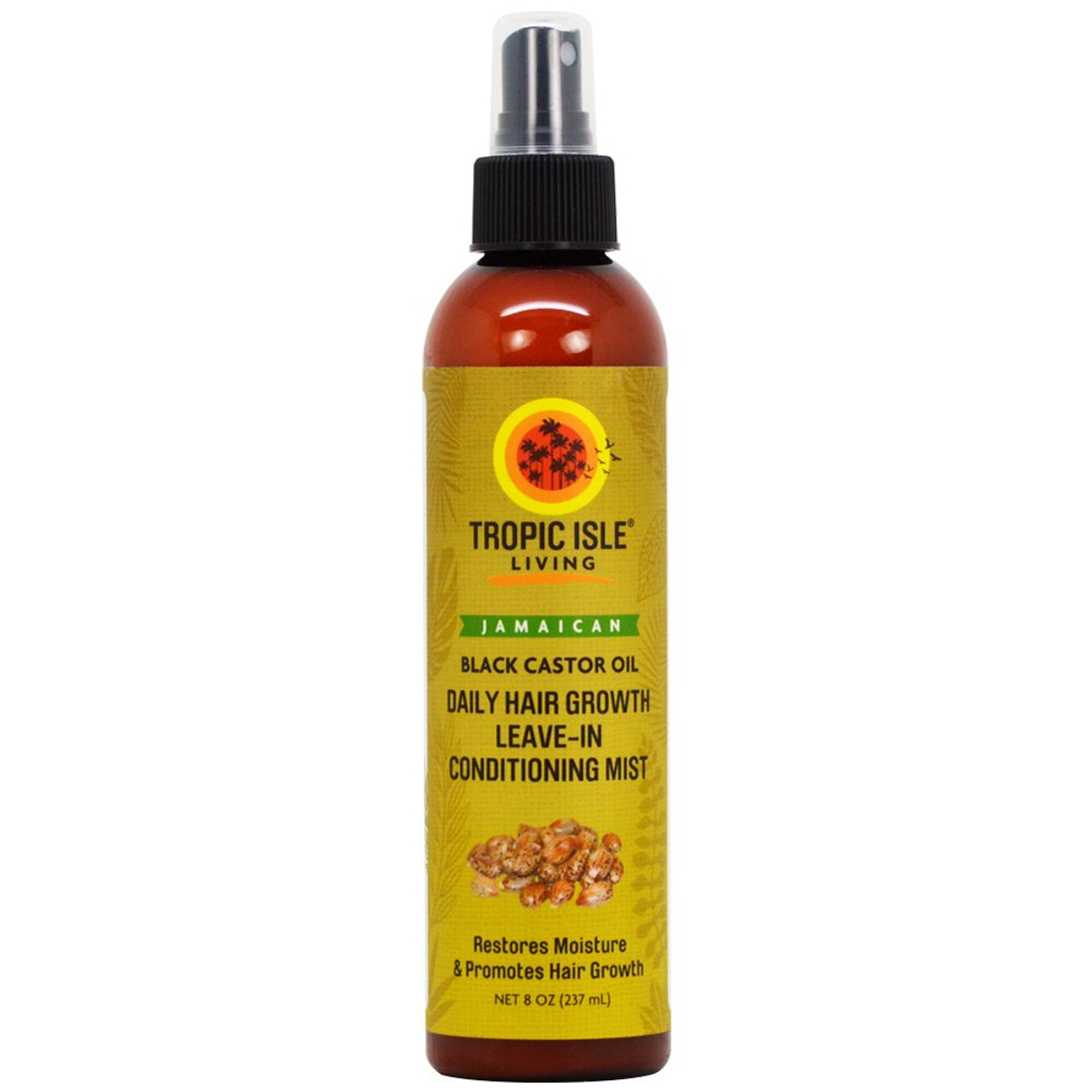 Tropic Isle Jamaican Black Castor Oil Hair Gro Leave-In Mist 8 oz