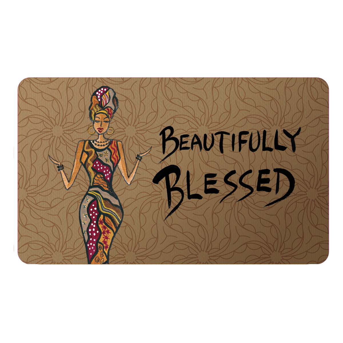 Interior Floor Mats- "Beautifully Blessed" By Cidne Wallace