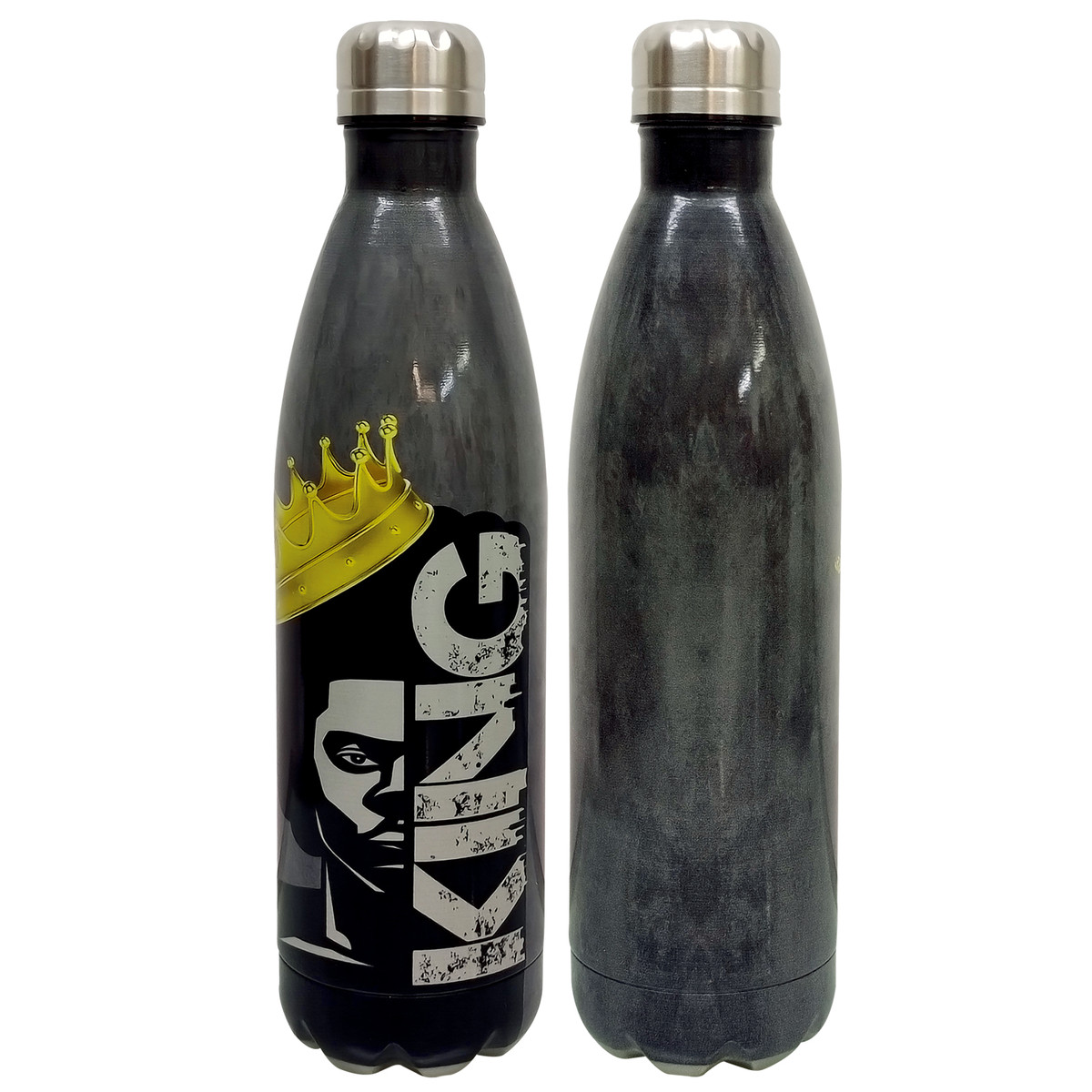Shades Of Color "King" Large Travel Stainless Steal Bottles 