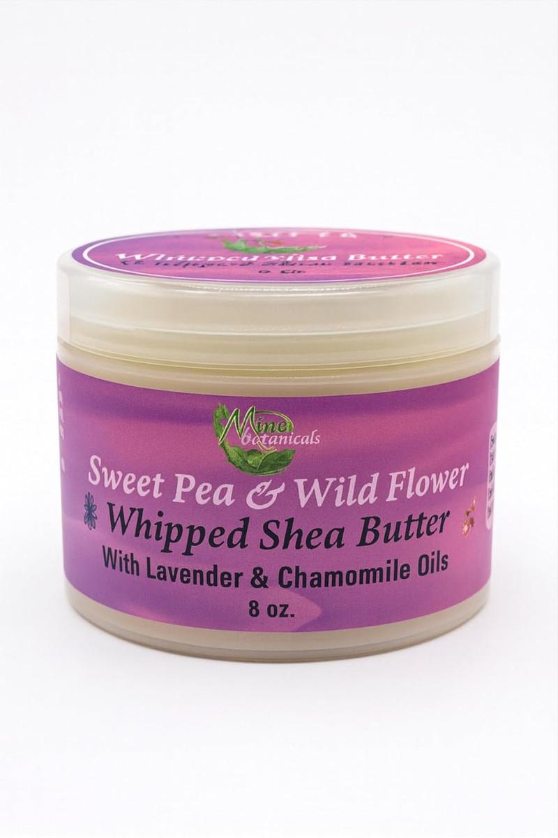 Mine Botanicals Sweet Pea & Wild Flower Whipped Shea Butter