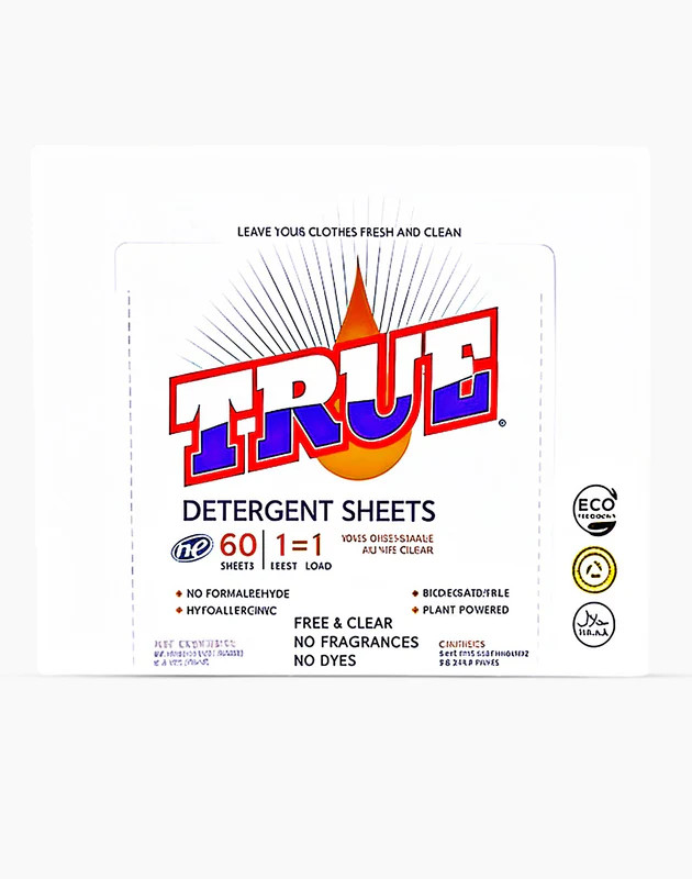 True Detergent Sheets Free & Clear