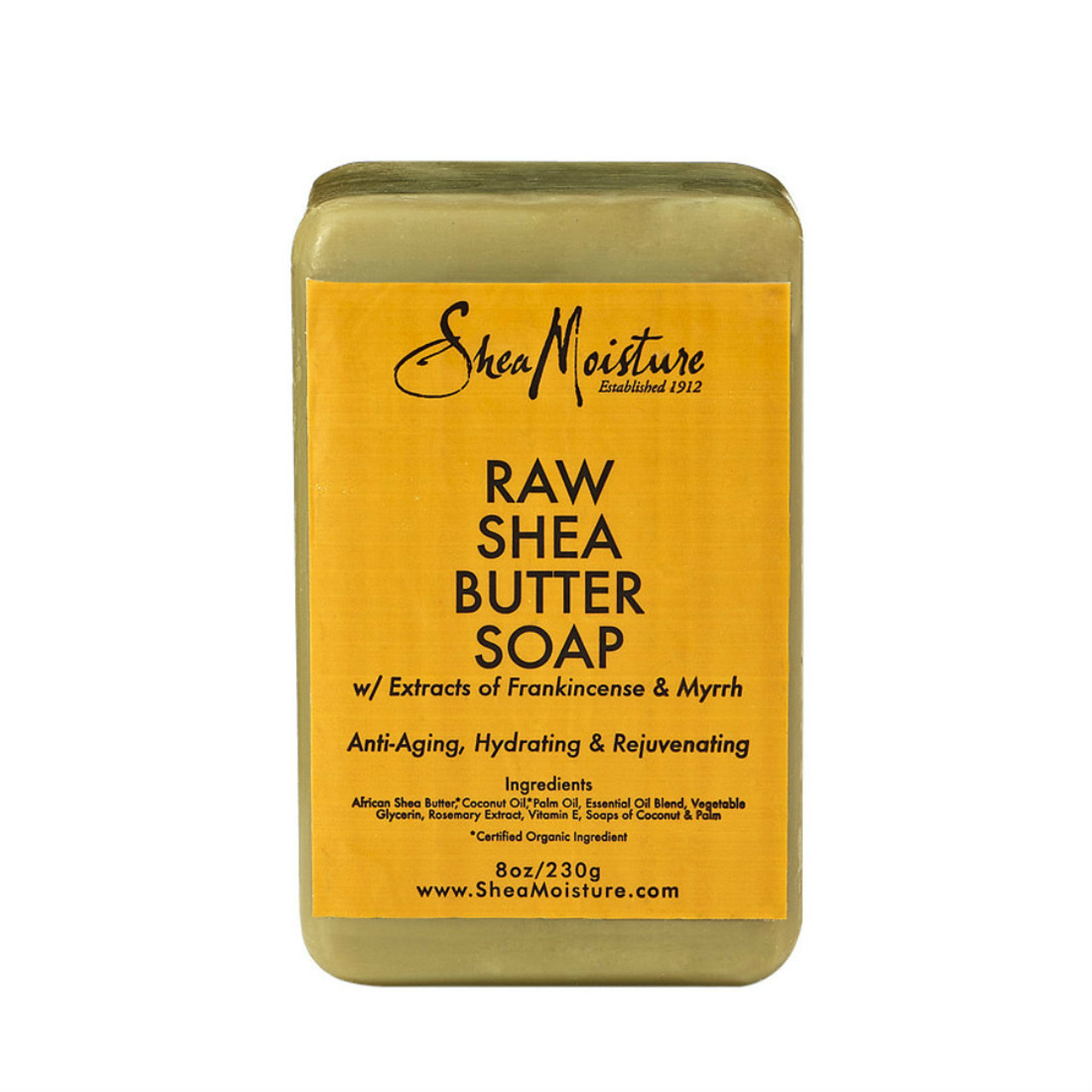 Shea Moisture Bar Soap Raw Shea Butter Soap w/Frankincense & Myrrh  Extracts - Shades of Afrika Online