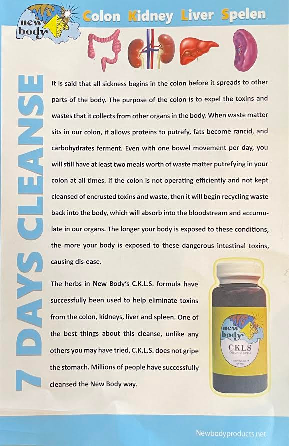 Dr. Goss New Body Herbs 