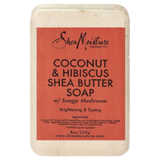 Shea Moisture Bar Soap"Coconut & Hibiscus Shea Butter  w/Songyi Mushroom"