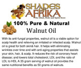 100% Pure Walnut Oil 4oz