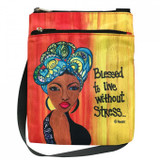 "Blessed to Live Without Stress" Travel Purse