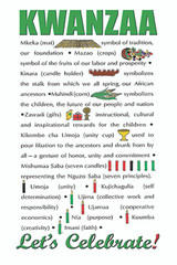 Kuumba Kollectibles "Kwanzaa Let's Celebrate" Kwanzaa Cards