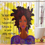 Designer Shower Curtain  "Spirited" By Sylvia "G Baby" Phillips