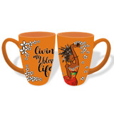 Latte Mugs- "Living My Blessed Life" By Kiwi McDowell