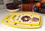Cutting Board Set "Kitchen Queen" By Kiwi McDowell