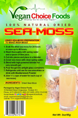 Vegan Choice Foods "100% Natural Dried Sea-Moss" 16oz