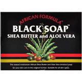 Madina Black Soap with Shea Butter and Aloe Vera
