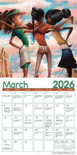 Shades of Color "Kids" 2026 Wall Calendar