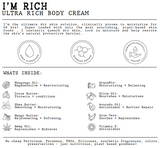 Rawtanicals - I'm Rich Ultra Rich Body Cream - Original