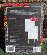 Black Heritage 3-in-1 Word Search Trivia 100 Pages of Coloring My Culture by Gregory Perkins
