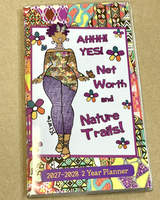 "Net Worth And Nature Trails" 2027 Weekly Inspirational PlanHER Mini - Kiwi McDowell