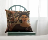 Shades Of Color - "Live a Good Life on Purpose" Pillow Cover - By Sylvia"Gbaby" Cohen