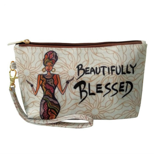 Cosmetic Pouches "Beautifully Blessed" By Cidne Wallace