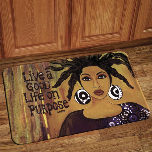 Interior Floor Mats- "Live a Good Life on Purpose" By Sylvia "GBaby" Cohen