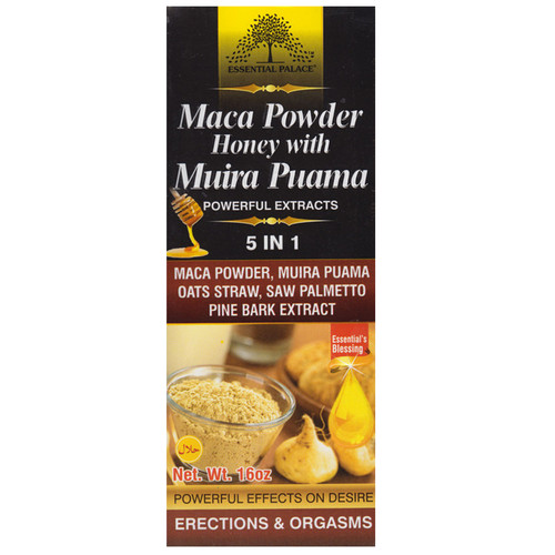 Essential Palace "Organic Maca Powder Honey with Muira Puama 16oz"