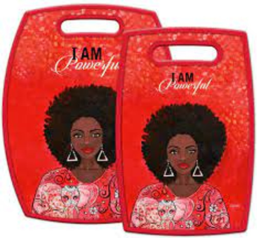 Shades of Color Cutting Board Set "I Am Powerful