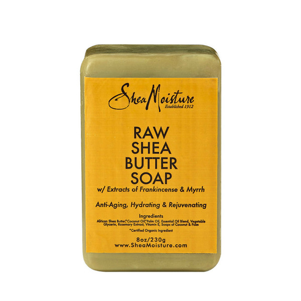 Shea Moisture Bar Soap "Raw Shea Butter Soap w/Frankincense & Myrrh Extracts"