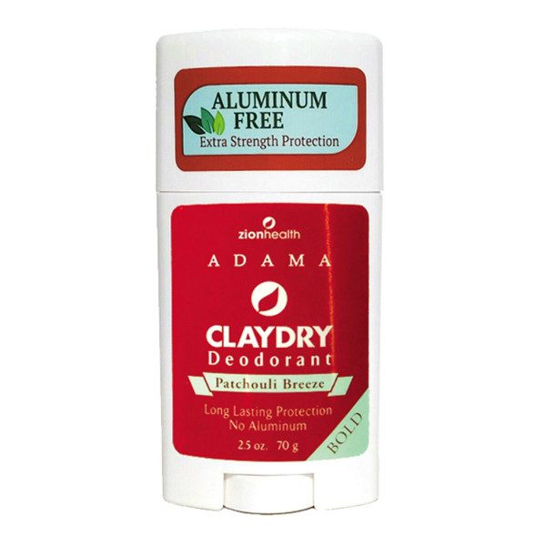 Zion Health "Clay Dry Patchouli Breeze Natural Deodorant"