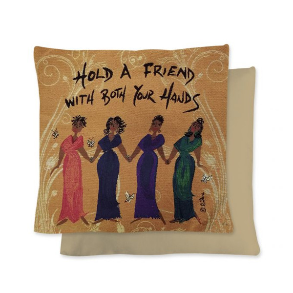 Shades Of Color - Hold A Friend Pillow Cover