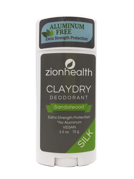 Zion Health "Clay Dry Sandalwood Deodorant"
