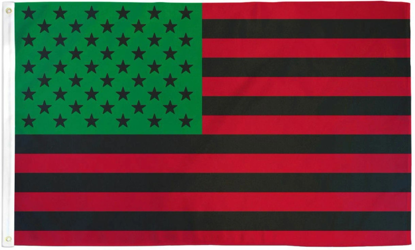 African-American Flag - Stars & Stripes