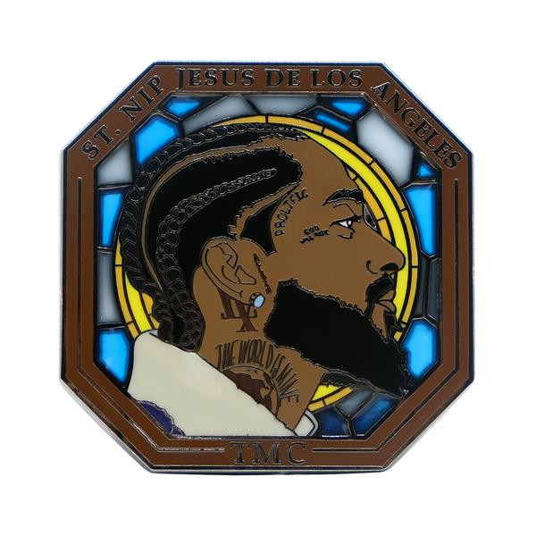 Nipsey Hussle - Stained Glass Window by KingPinz