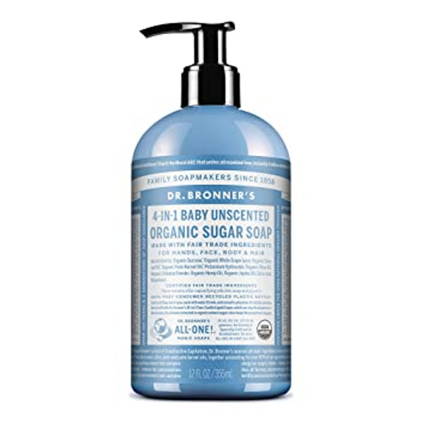 Dr. Bronner's - 4-in-1 Organic Sugar Soap "Baby Unscented"