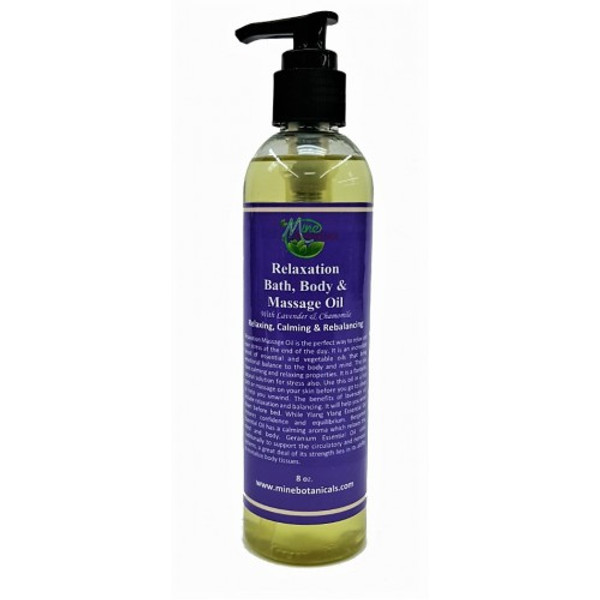 Mine Botanicals Bath, Body & Massage Oil "Lavender & Chamomile Oil"