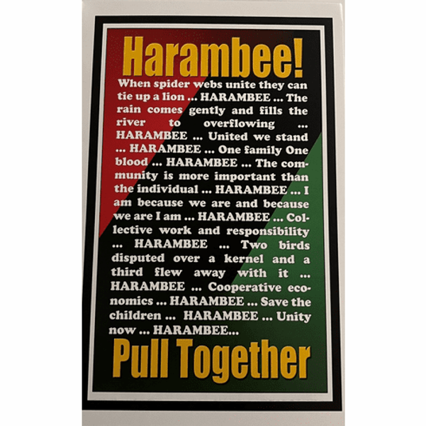 Kwanzaa Kuumba Kollectibles "Harambee Pull Together" Greetings Cards