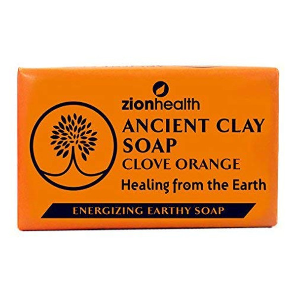 Zion Health Ancient Clay Soap Clove Orange 6 oz