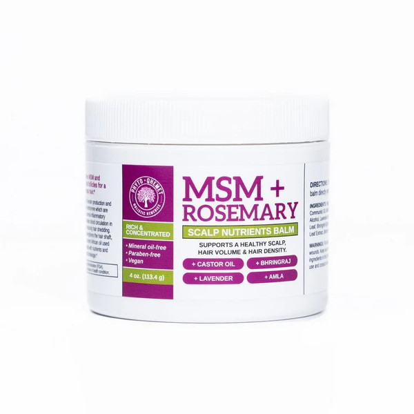 Qhemet "Scalp Nutrients Balm w/ Msm & Rosemary "