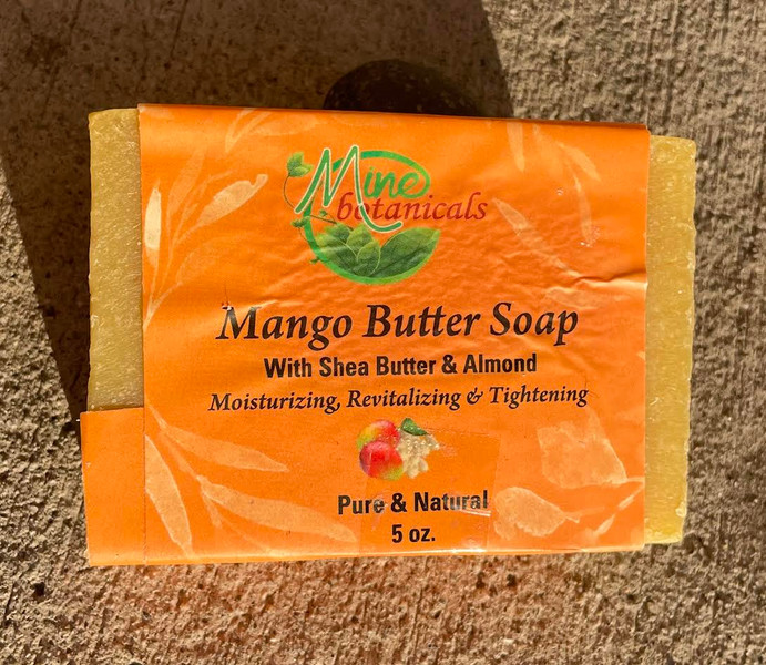 Mine Botanicals Mango Butter Soap with Shea Butter and Almond Bar Soap