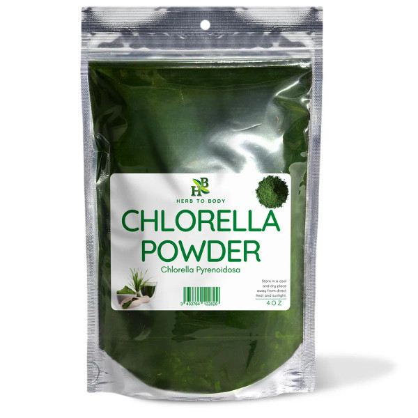 Herb to Body - Chlorella Powder - 4oz and 1Lb - 40z