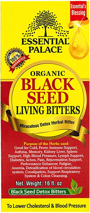 Essential Palace Black Seed Detox Living Bitters" Shades of