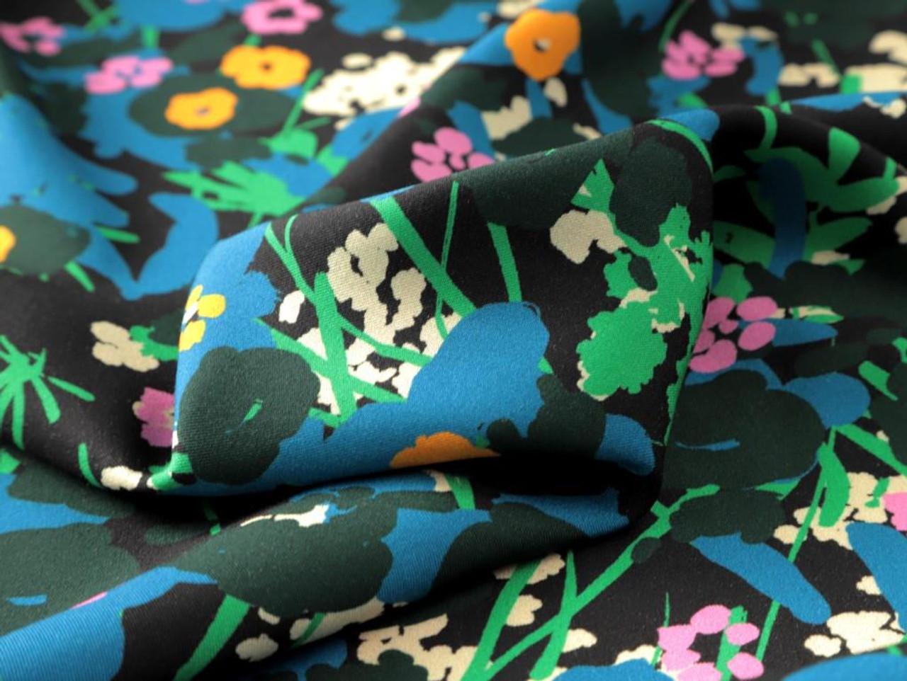 Wholesale Dress Fabric | Melissa Viscose Twill - Multi | Fabric Godmother