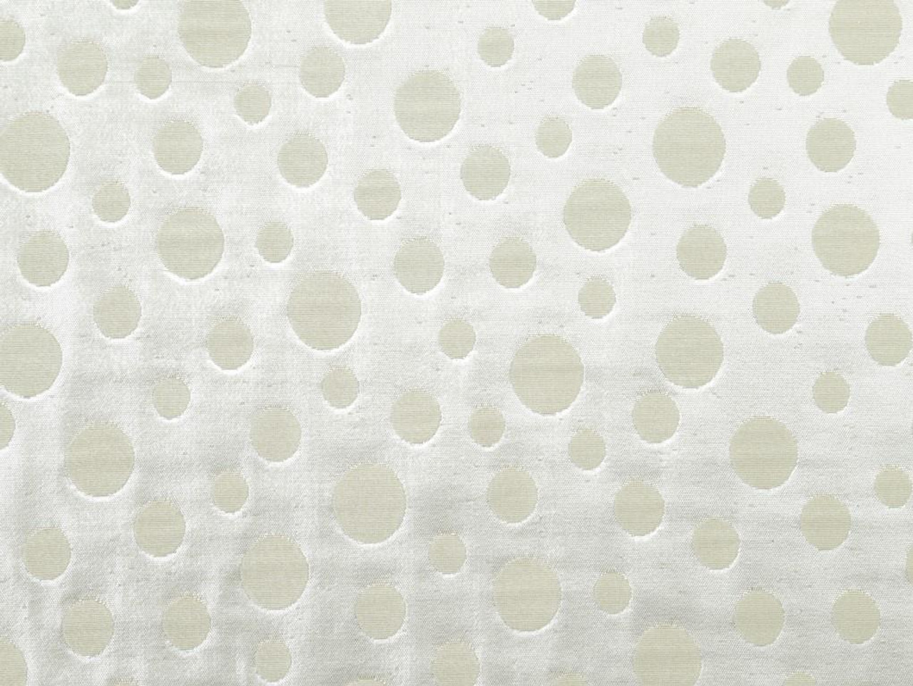 Dressmaking Fabric | Lillian Metallic Spot Jacquard - Silver