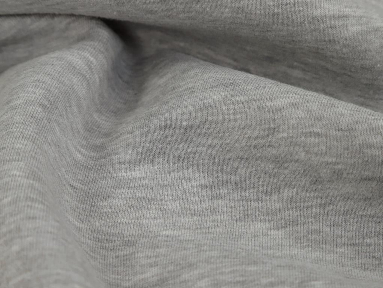 Dressmaking Fabric | Super Thick Sweatshirt Fleece - Light Marl | Godmother