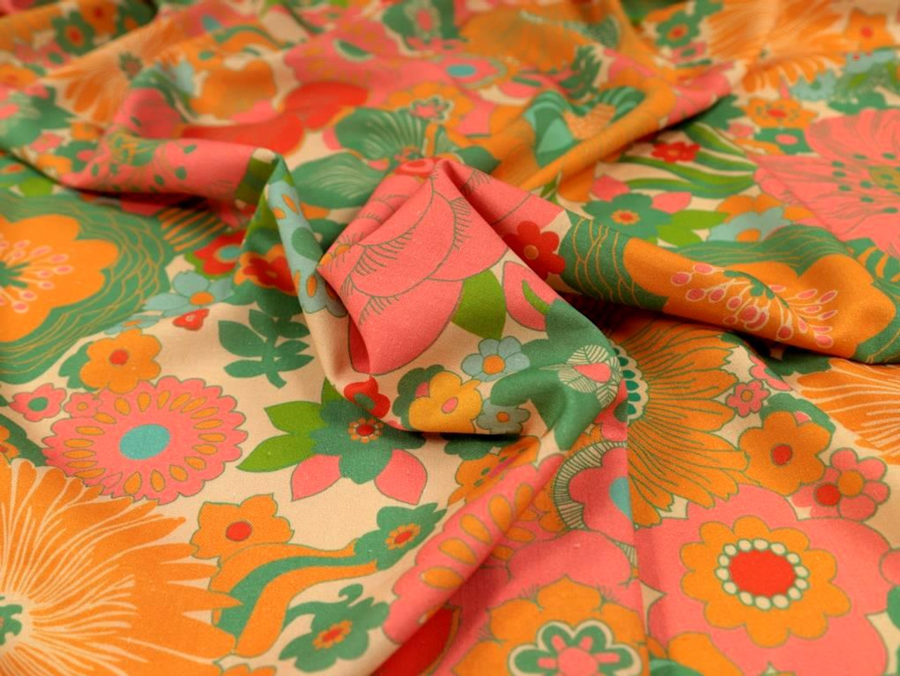 Dressmaking Fabric | Petula Viscose & Linen - Multi | Fabric Godmother