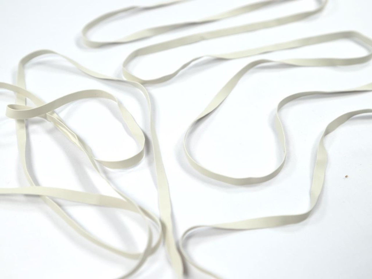 Haberdashery Swimwear Elastic 6mm White Fabric Godmother