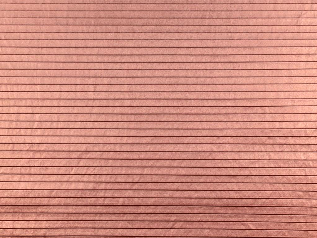 Dressmaking Fabric Pleated Faux Leather Rose Gold Fabric Godmother