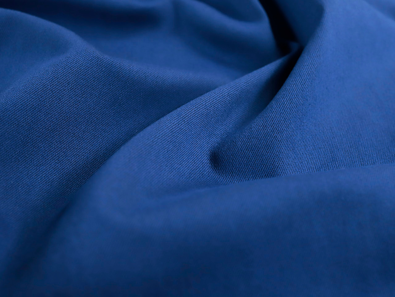 Dressmaking Fabric | Addison Stretch Cotton Twill - Cobalt | Fabric ...